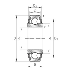 Bantalan 203-KRR-AH02 INA