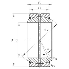 Подшипник GE17-DO-2RS INA