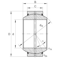 Подшипник GE240-FO-2RS INA