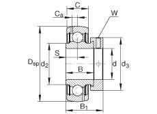 Подшипник GRA107-NPP-B-AS2/V INA