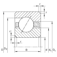 Подшипник CSEB030 INA