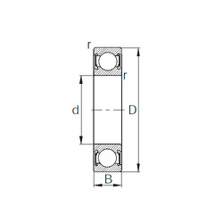 Bantalan 6014DD KBC