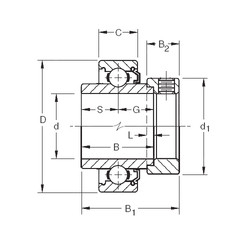 Bantalan 1102KL Timken