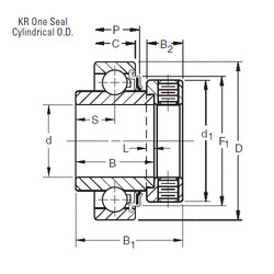 Bantalan 1111KR Timken