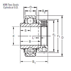 Bantalan 1109KRR Timken