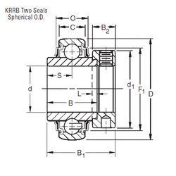 Bantalan 1203KRRB Timken