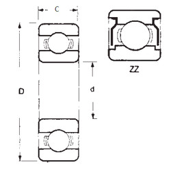 Bantalan 1601ZZ FBJ