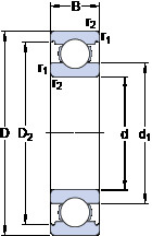 Bantalan 6030 SKF