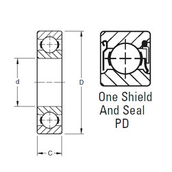 Bantalan 207PD Timken