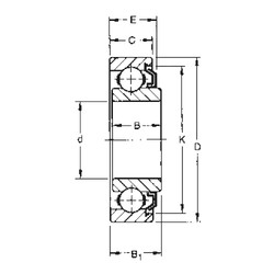 Bantalan 207KL Timken