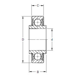 Bantalan 204NPP7 Timken