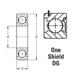 Bantalan 208KDG Timken