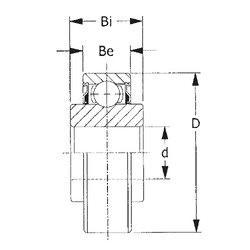 Bantalan 208KRR2 CYSD