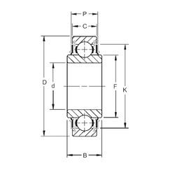 Bantalan 209KRR3 Timken