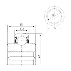 Bantalan 205KRRB2 CYSD