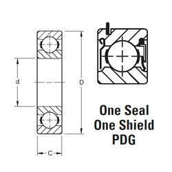 Bantalan 211NPDG Timken