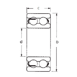 Bantalan 4309-2RS FBJ