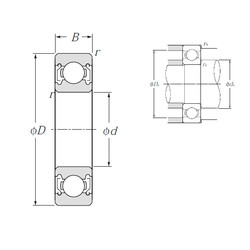 Bantalan 6001ZZ NTN