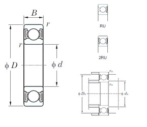 Bantalan 6022-2RU KOYO