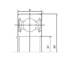 Bantalan 6006-2NSE9 NACHI