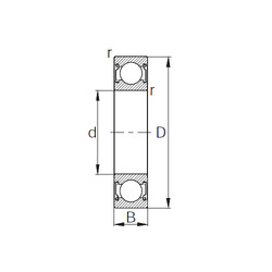 Bantalan 6009ZZ KBC