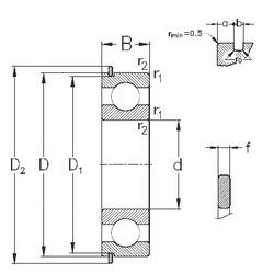 Bantalan 6013-Z-N NKE