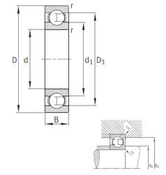 Bantalan 618/800-M FAG