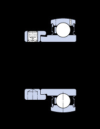 Подшипник E2.YET 207-104 SKF