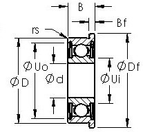 Подшипник SMF63ZZ AST