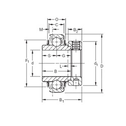 Подшипник GN106KRRB Timken