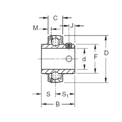 Подшипник GYE50KRRB SGT Timken