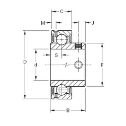 Подшипник GYA115RR2 Timken