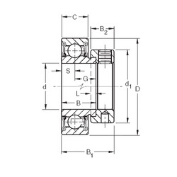 Подшипник RA107RR Timken