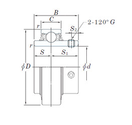 Подшипник RB207 KOYO