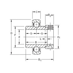 Подшипник SM1008KB Timken