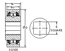 Подшипник SQ110-102 AST