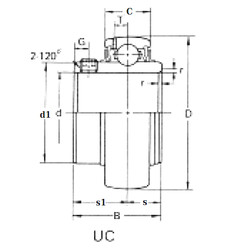 Подшипник UC321 CRAFT