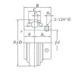 Подшипник UC218L3 KOYO