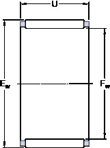 Подшипник K 12x17x13 TN SKF