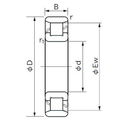 Подшипник N 216 NACHI