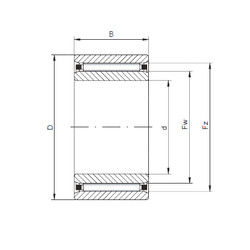 Подшипник NAO30x45x26 ISO