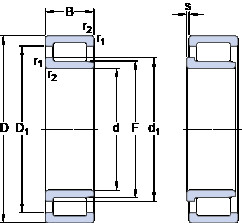 Подшипник NJG 2307 VH SKF