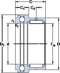 Подшипник NKX 45 SKF