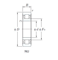 Подшипник NU307 KOYO