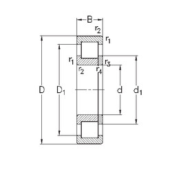 Подшипник NUP316-E-MA6 NKE