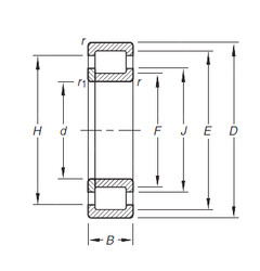 Подшипник NUP2209E.TVP Timken