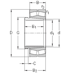 Подшипник 23230-K-MB-W33+AHX3230 NKE