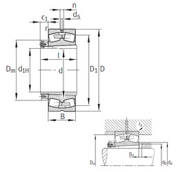 Подшипник 23292-K-MB+H3292 FAG