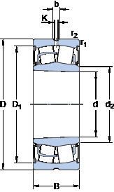 Подшипник BS2-2210-2RSK/VT143 SKF