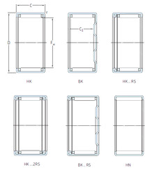 Подшипник HK3016 SKF